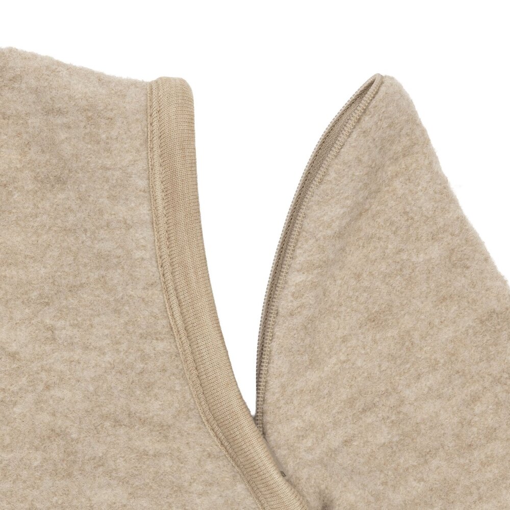 Slaapzak met afritsbare mouw Rond 60cm Merino Wol -