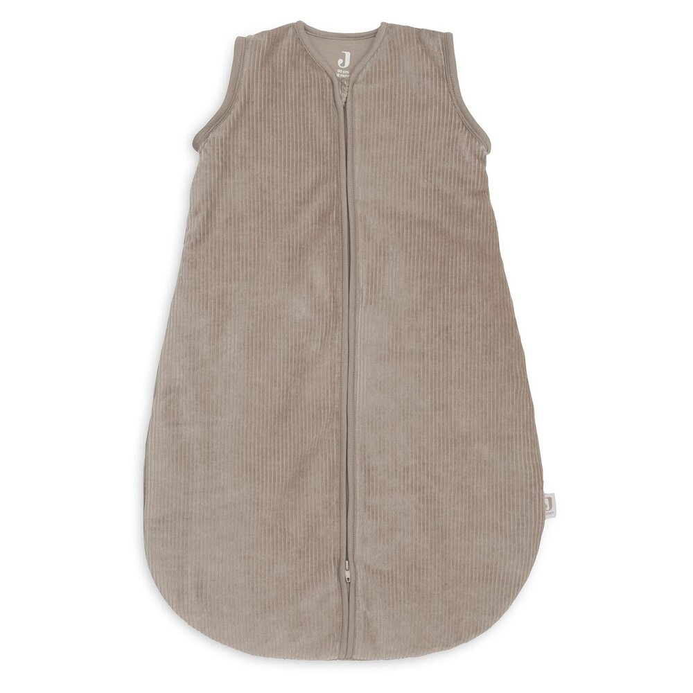 Slaapzak met afritsbare mouw Rond 90cm Rib Milky
