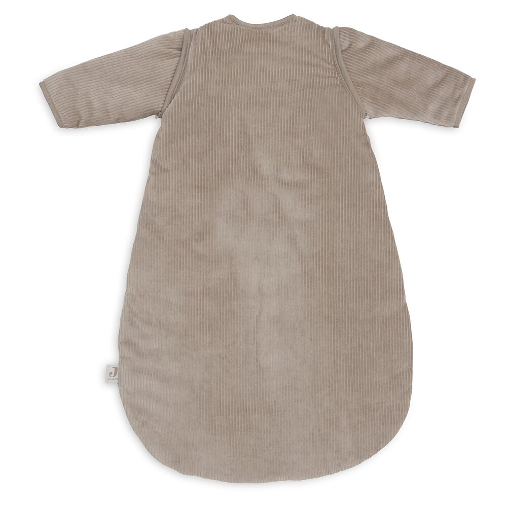Slaapzak met afritsbare mouw Rond 90cm Rib Milky