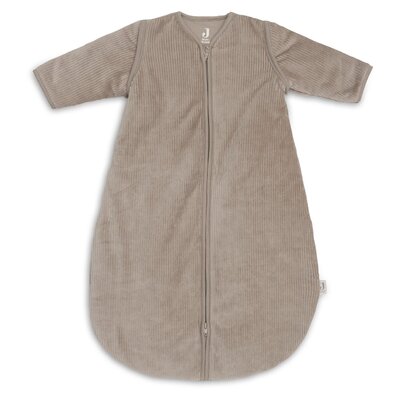 Slaapzak met afritsbare mouw Rond 90cm Rib Milky
