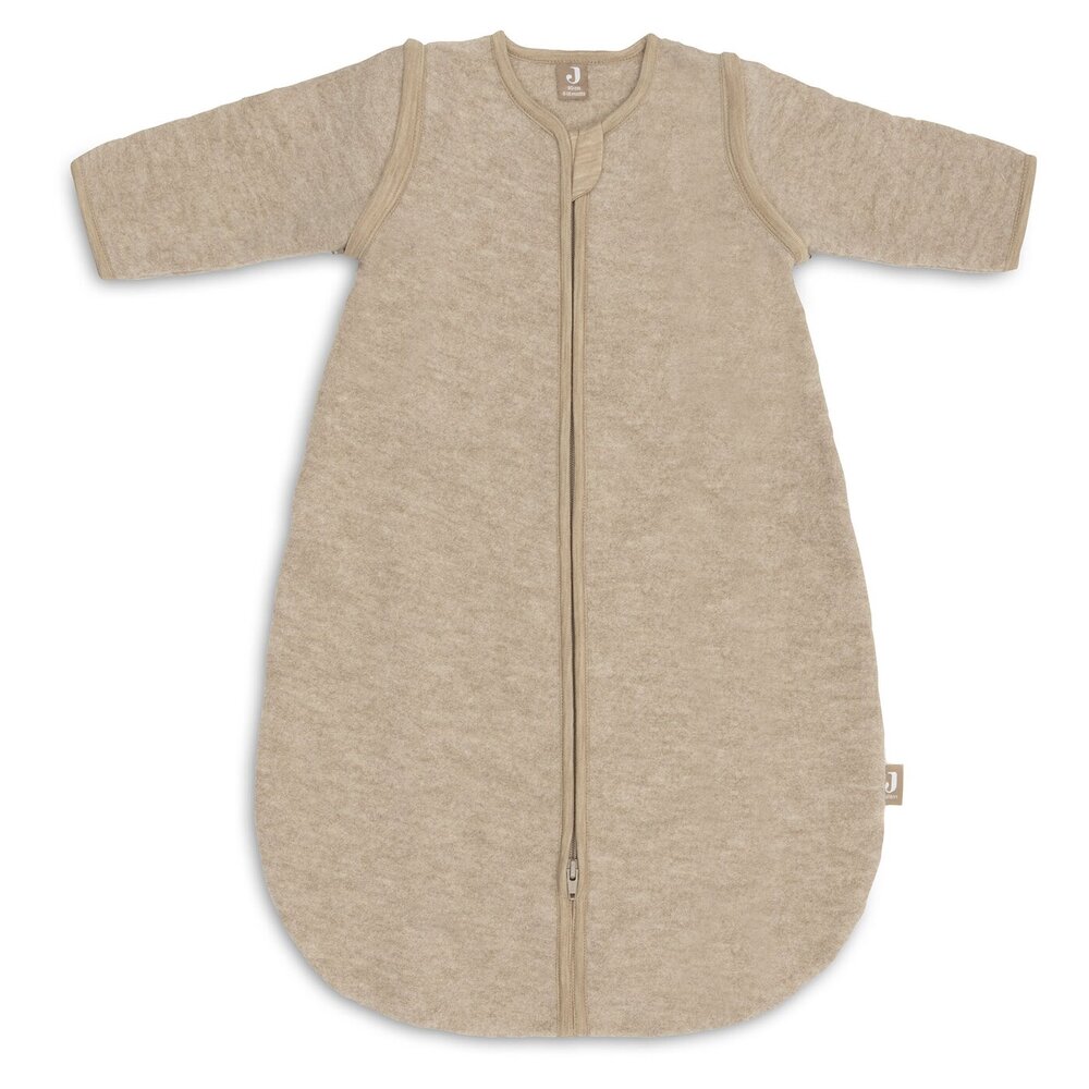 Slaapzak met afritsbare mouw Rond 90cm Merino Wol