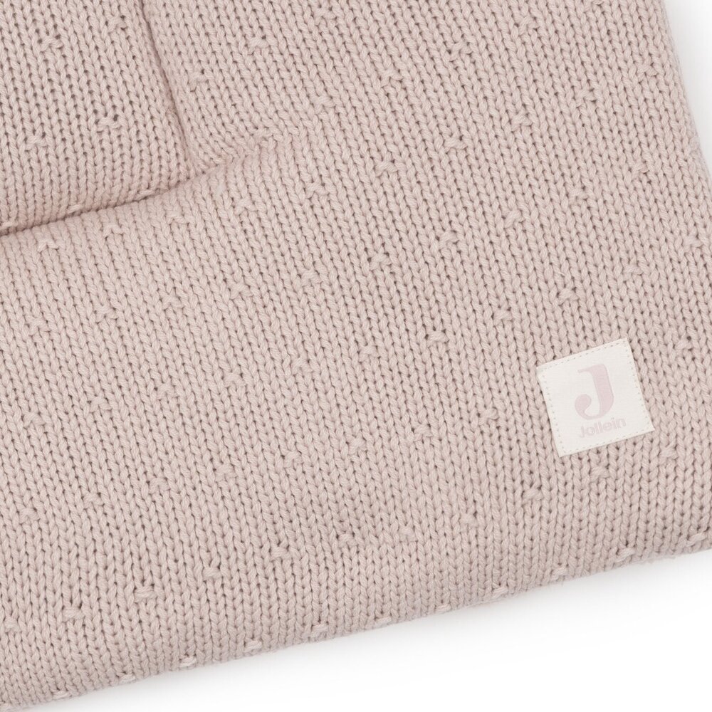 Boxkleed 75x95cm Sprinkle Knit Silk Rose