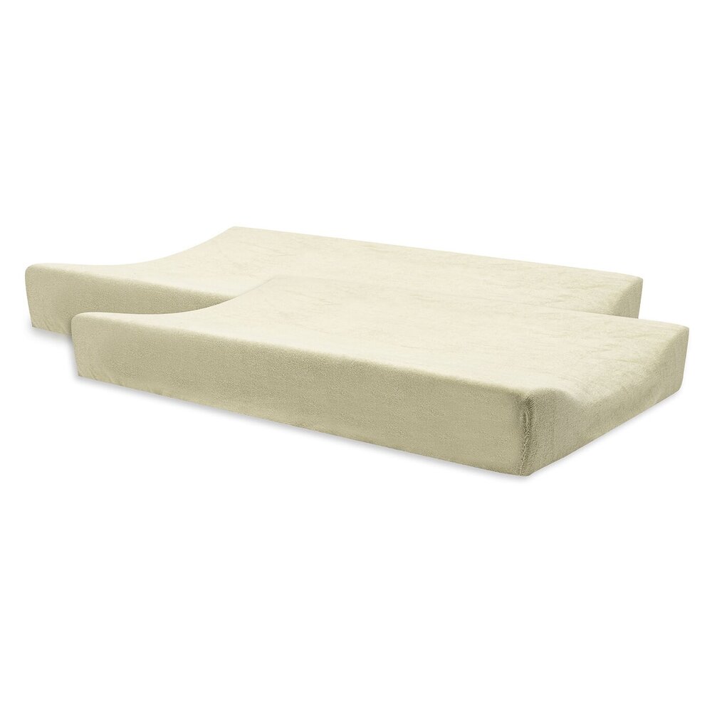 Aankleedkussenhoes Badstof 50x70cm - 2 stuks Soft Matcha