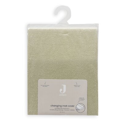 Aankleedkussenhoes Badstof 50x70cm Soft Matcha