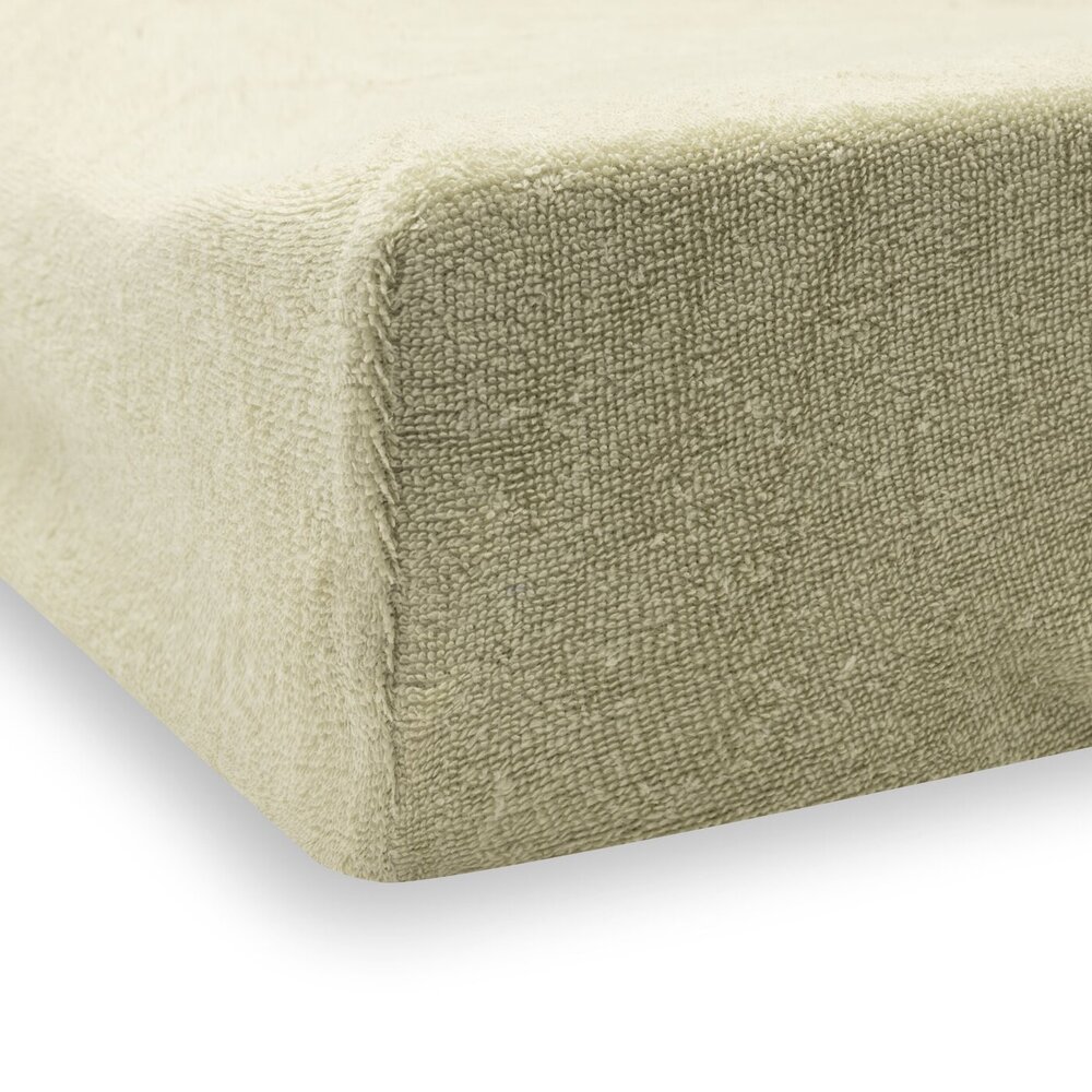 Aankleedkussenhoes Badstof 50x70cm - 2 stuks Soft Matcha