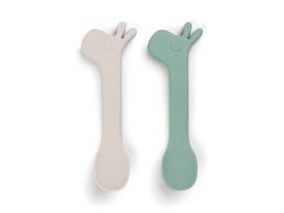 Silicone spoon 2-pack Lalee Green
