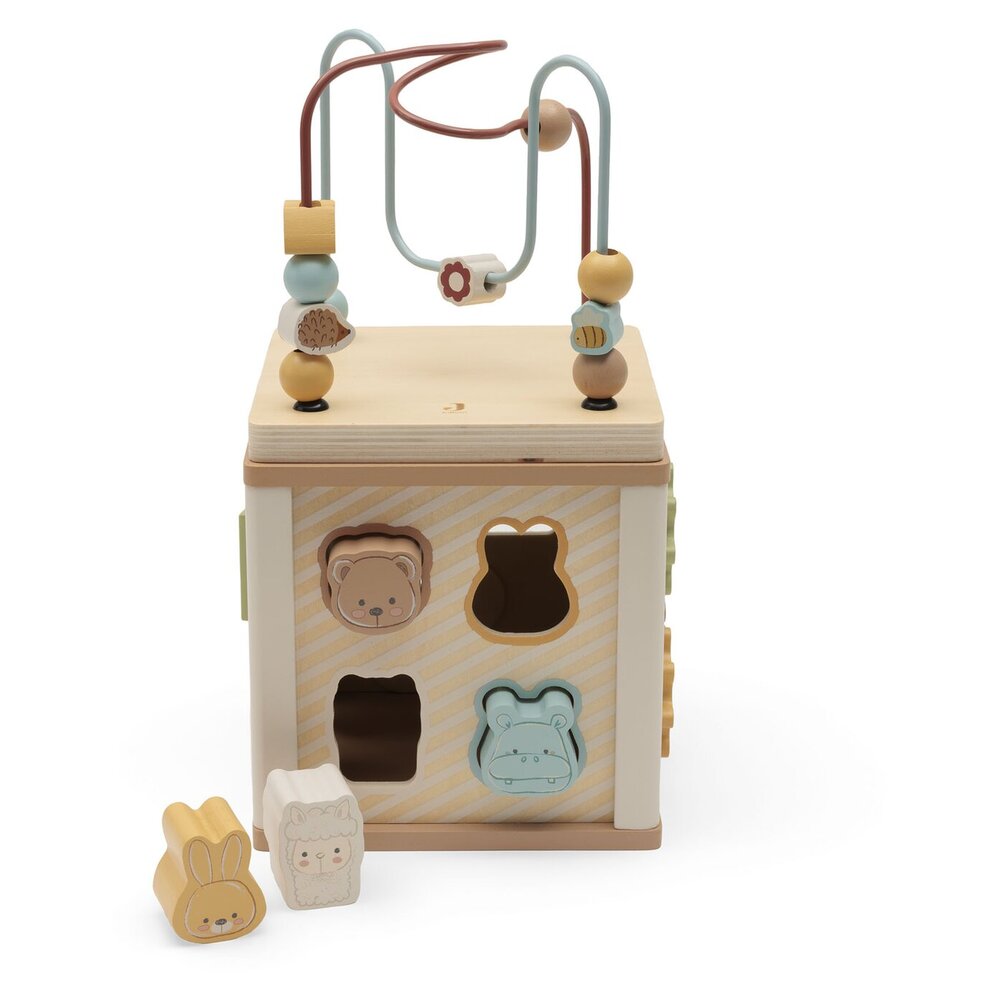 Houten Activiteitenkubus Jollies
