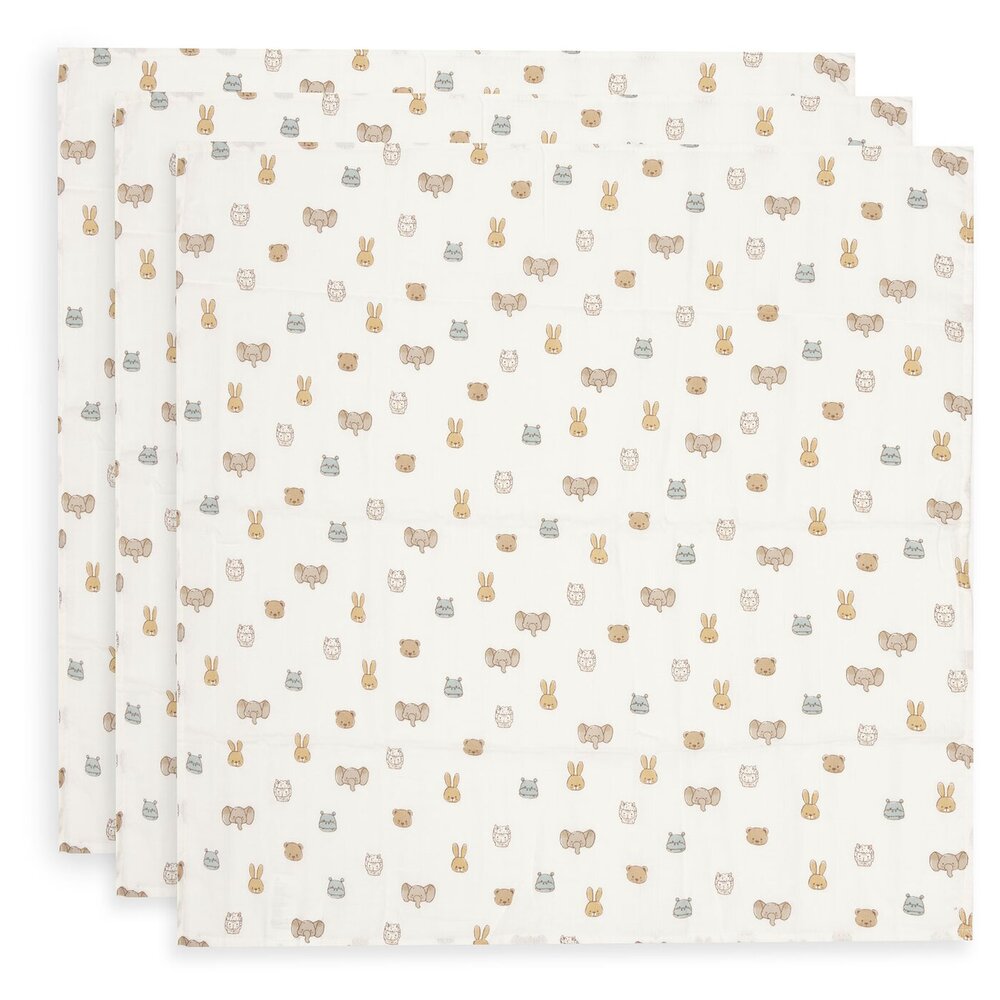 Hydrofiele Doek Small 70x70cm - 3 Stuks Jollies