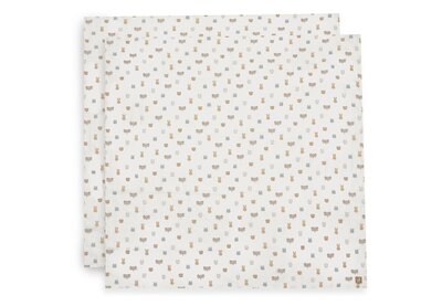 Hydrofiele Doek Large 115x115cm - 2 Stuks Jollies Hydrofiele Doek Large 115x115cm - 2 Stuks Jollies