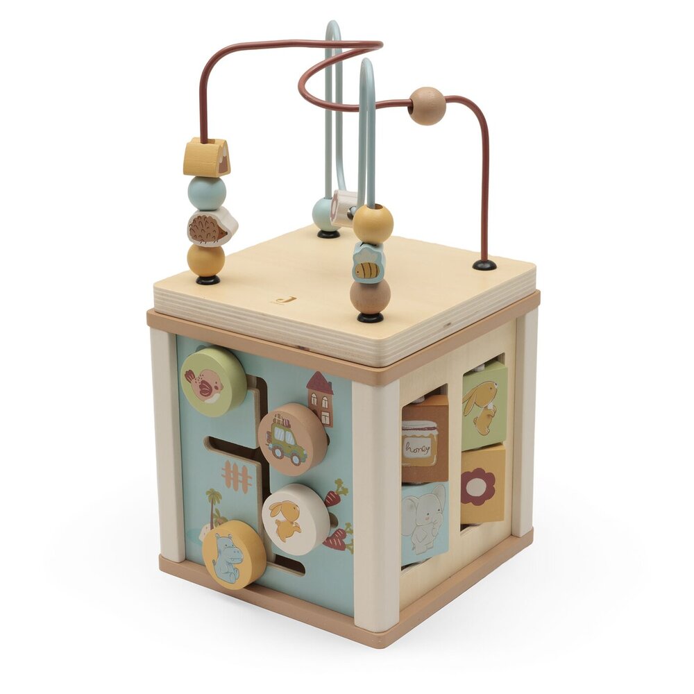 Houten Activiteitenkubus Jollies