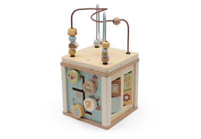 Houten Activiteitenkubus Jollies Houten Activiteitenkubus Jollies