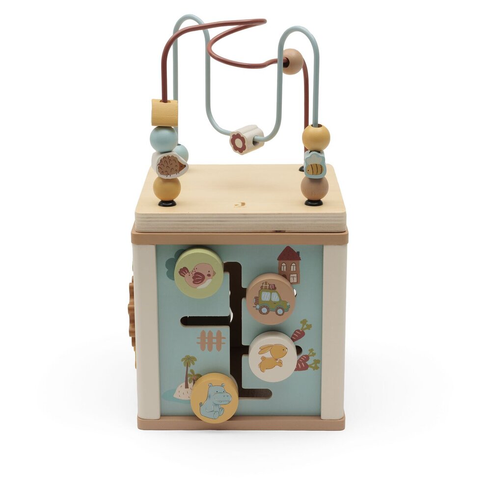 Houten Activiteitenkubus Jollies
