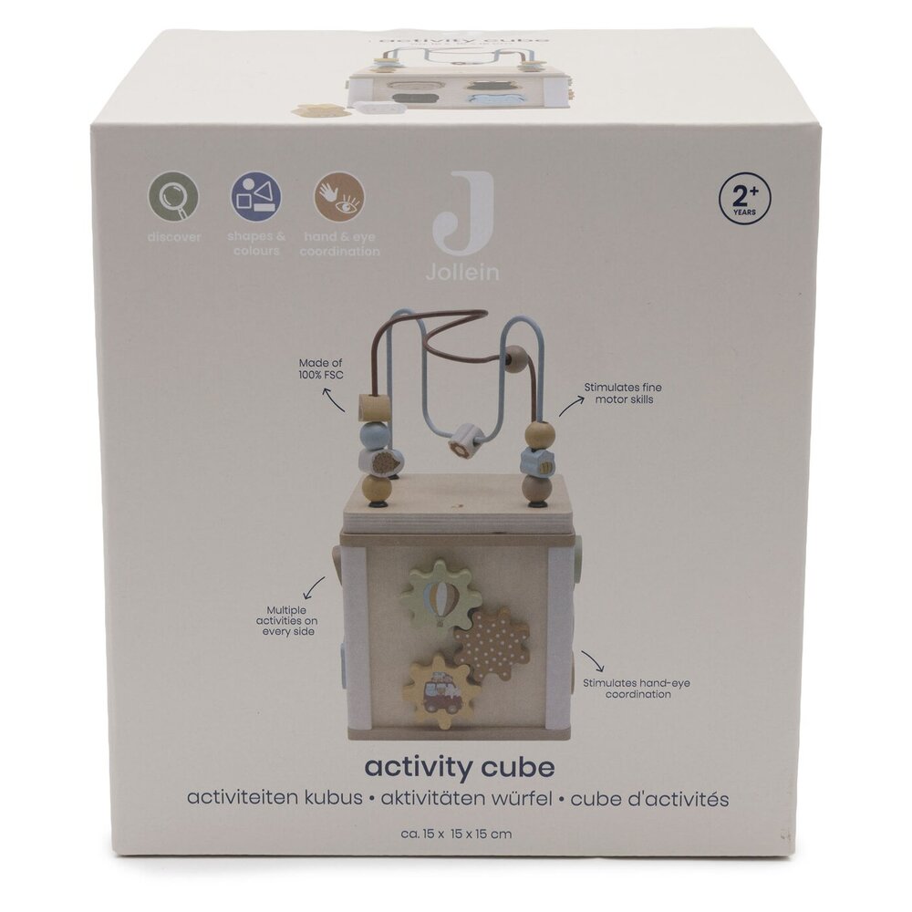 Houten Activiteitenkubus Jollies