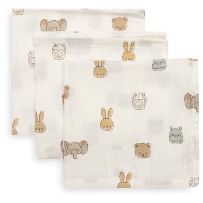 Hydrofiel Monddoekje 31x31cm - 3 Stuks Jollies