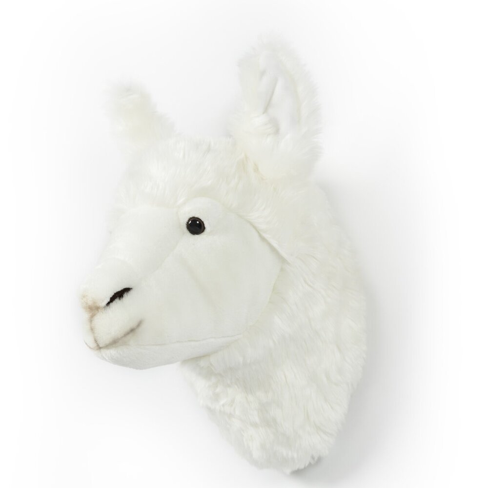 Dierenkop muurdecoratie Llama Lily