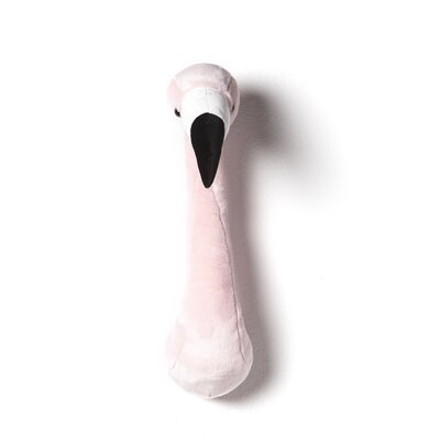 Dierenkop muurdecoratie Pink Flamingo Sophia