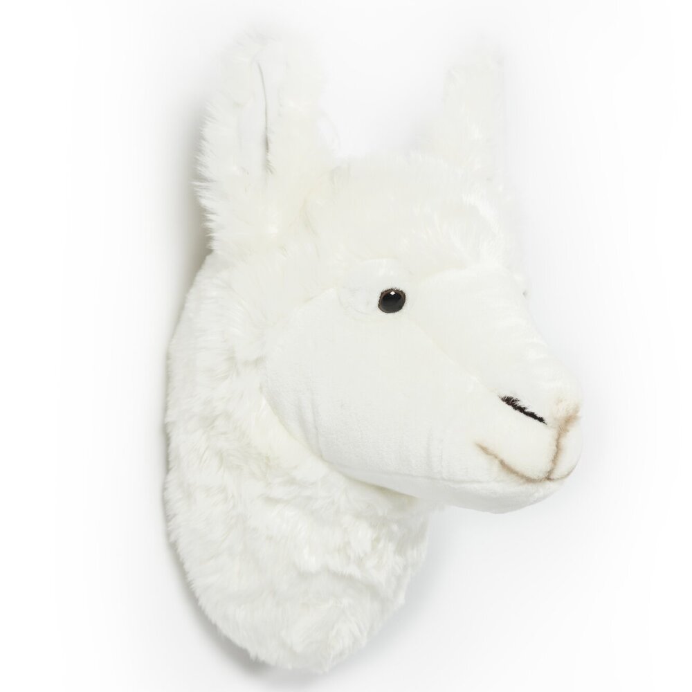 Dierenkop muurdecoratie Llama Lily