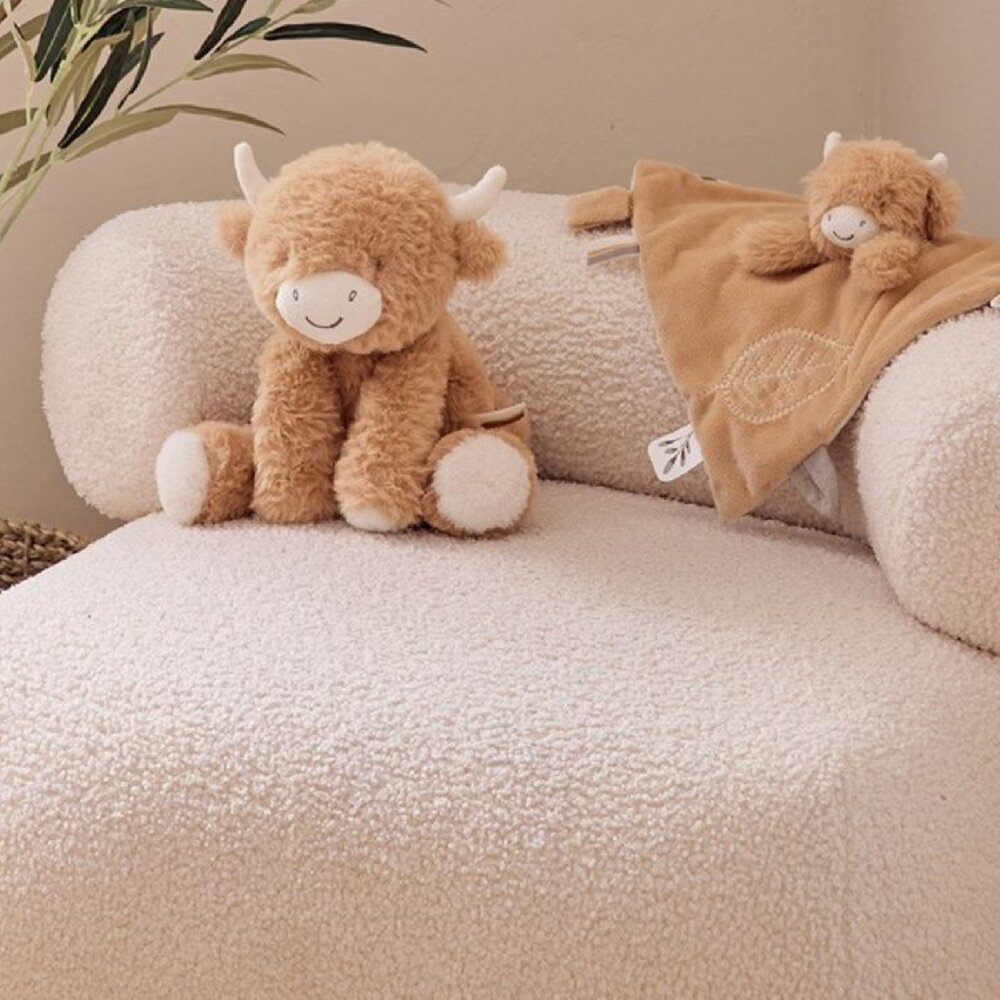 Knuffeldoekje koe Fluffy