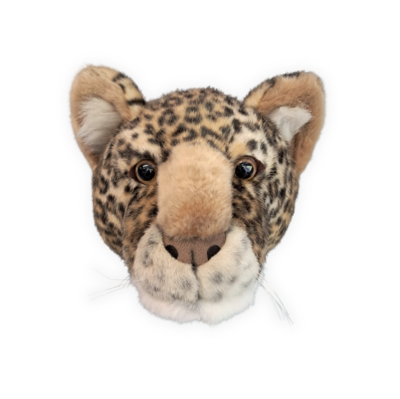 Dierenkop muurdecoratie Leopard Charlie