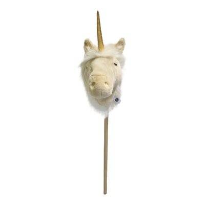 Stick animal White unicorn Stick animal White unicorn
