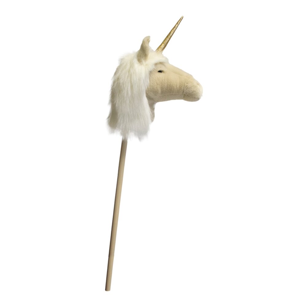 Stick animal White unicorn Stick animal White unicorn