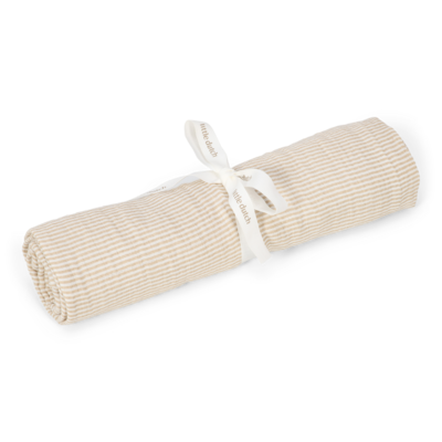 Swaddle doek hydrofiel 120x120 Pure Soft Beige Swaddle doek hydrofiel 120x120 Pure Soft Beige