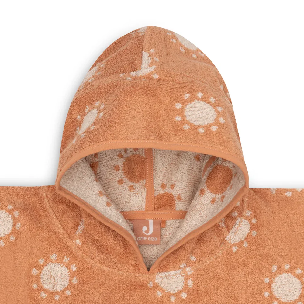 Badponcho Badstof Jacquard Reversible - Sun Light Terra Badponcho Badstof Jacquard Reversible - Sun Light Terra
