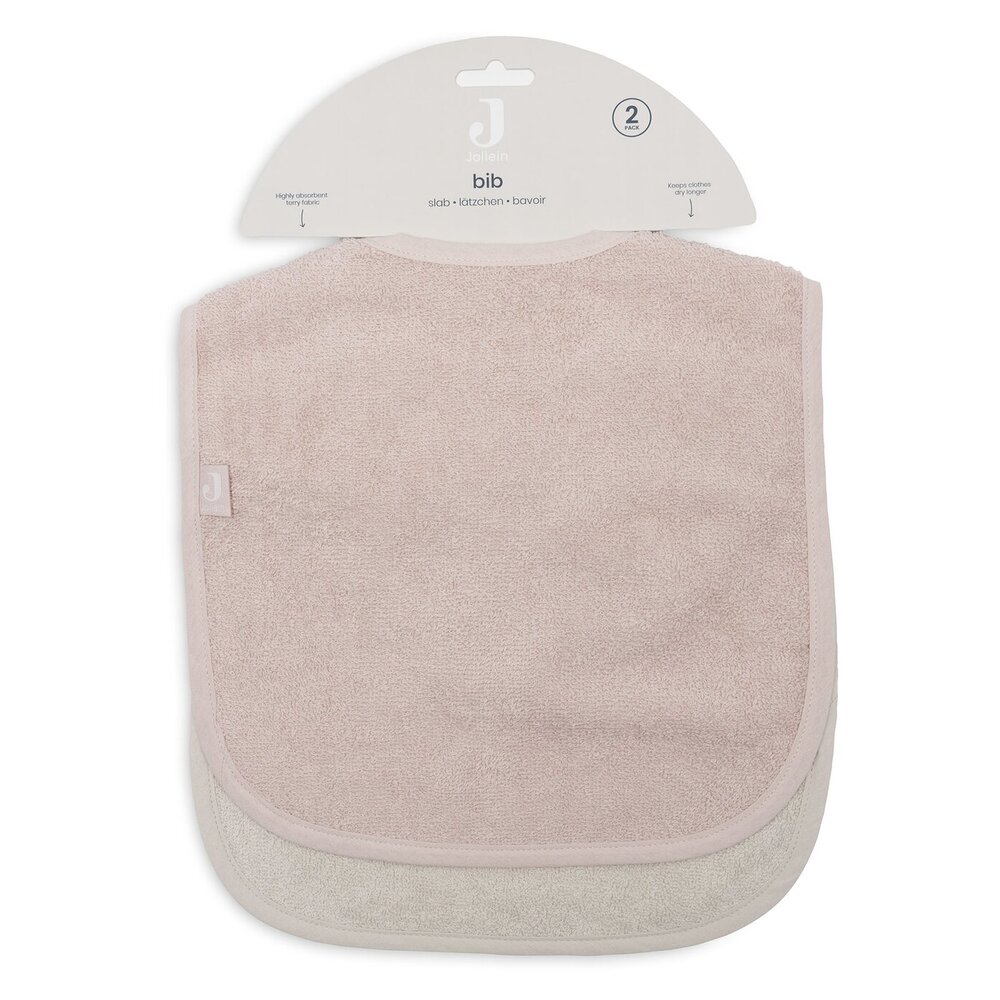 Slab Badstof - 2 Stuks Silk Rose/Sand