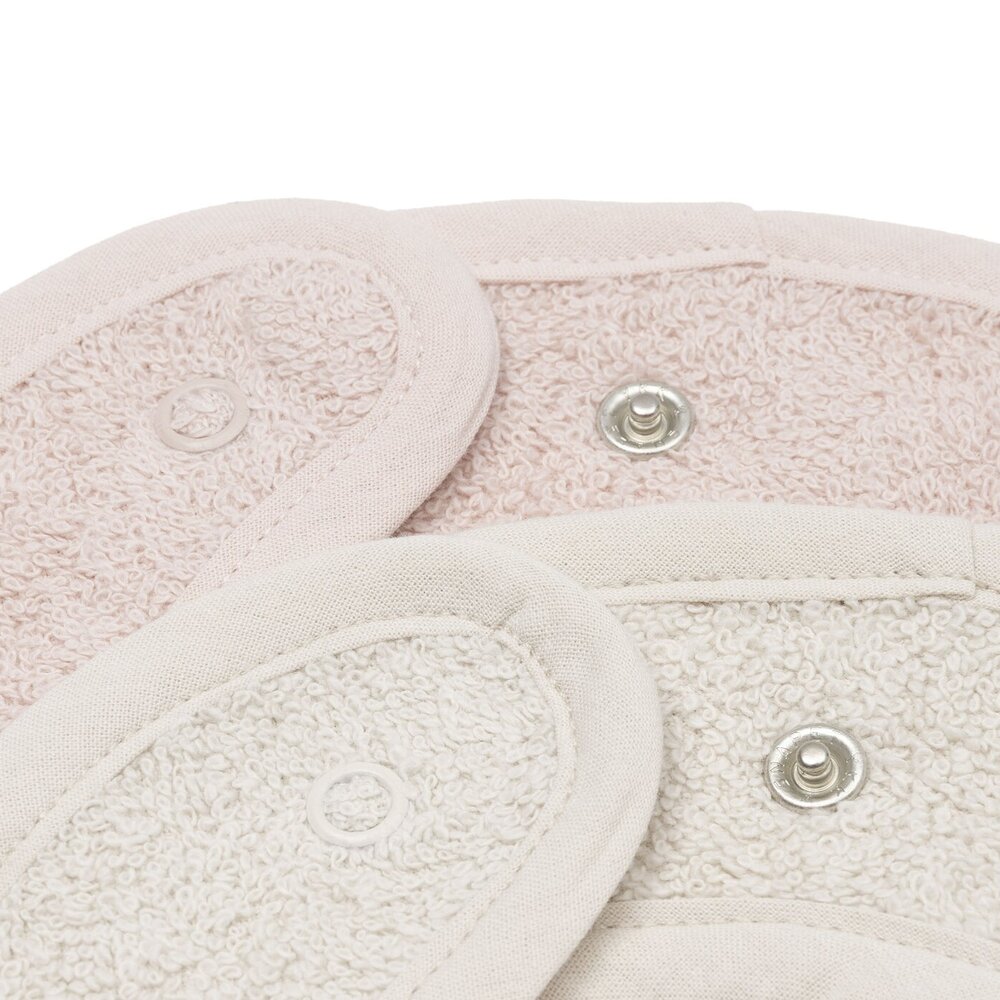Slab Badstof - 2 Stuks Silk Rose/Sand