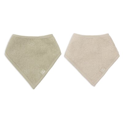 Slab Bandana - 2 Stuks Soft Matcha/Sand