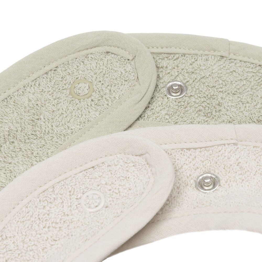 Slab Badstof - 2 Stuks Soft Matcha/Sand
