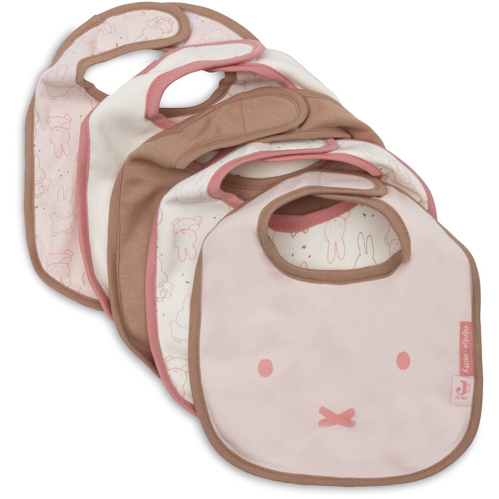 Slab Jersey Waterproof Nijntje Moments - 5 stuks Silk Rose Slab Jersey Waterproof Nijntje Moments - 5 stuks Silk Rose