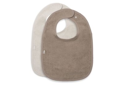Slab Badstof - 2 Stuks Sand/Milky Coffee