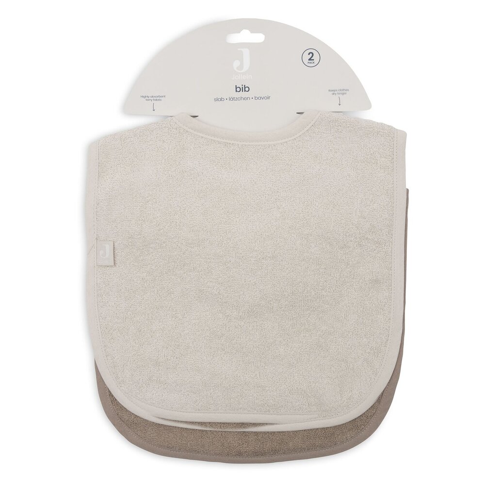 Slab Badstof - 2 Stuks Sand/Milky Coffee Slab Badstof - 2 Stuks Sand/Milky Coffee