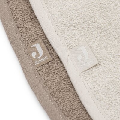 Slab Badstof - 2 Stuks Sand/Milky Coffee Slab Badstof - 2 Stuks Sand/Milky Coffee
