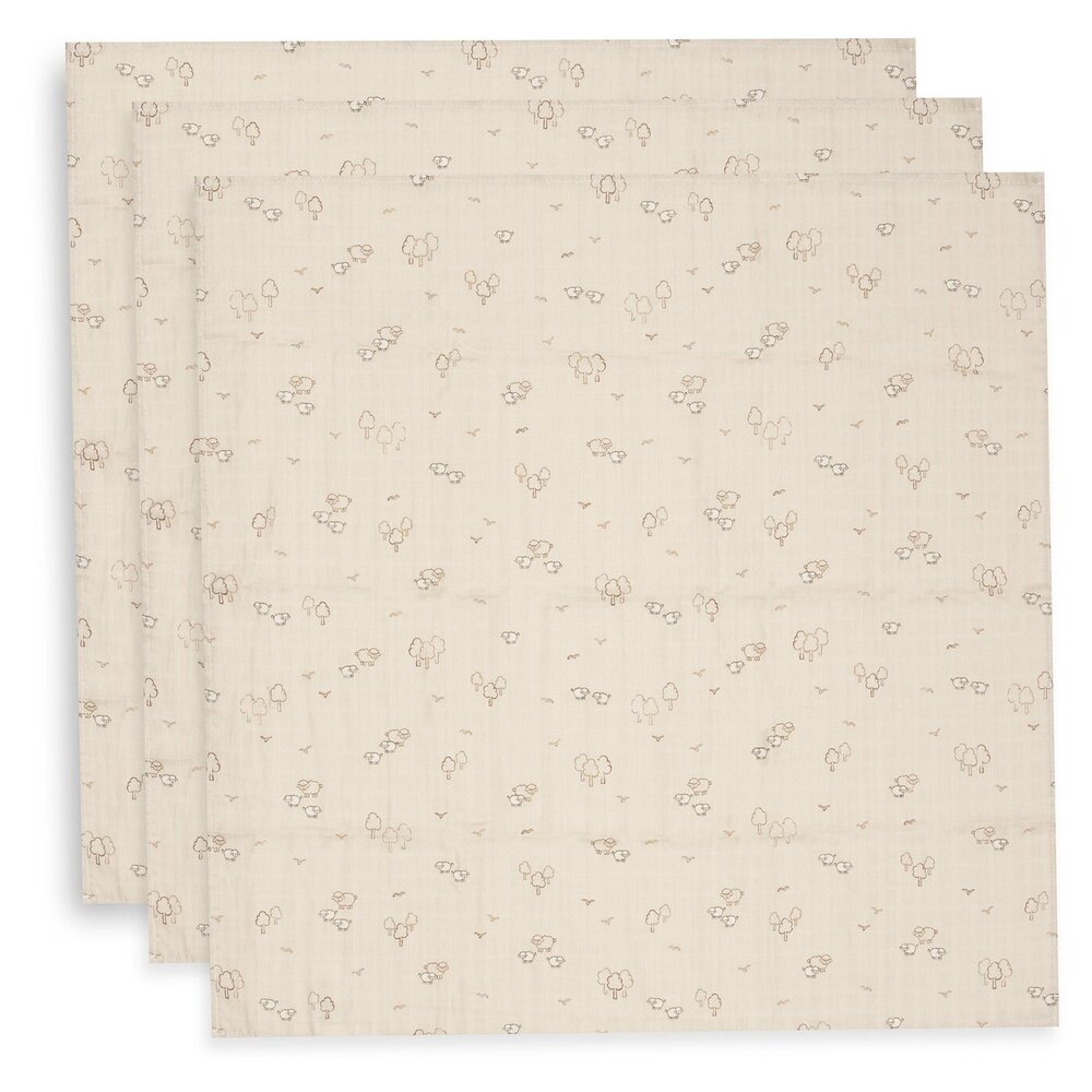 Hydrofiele Doek Small 70x70cm- 3 Stuks Woolly Hydrofiele Doek Small 70x70cm- 3 Stuks Woolly