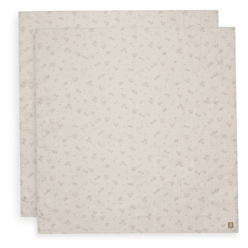 Hydrofiele Doek Large 115x115cm - 2 Stuks Woolly Hydrofiele Doek Large 115x115cm - 2 Stuks Woolly