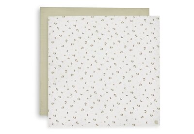 Hydrofiele Doek Large 115x115cm - 2 stuks Over the Moon