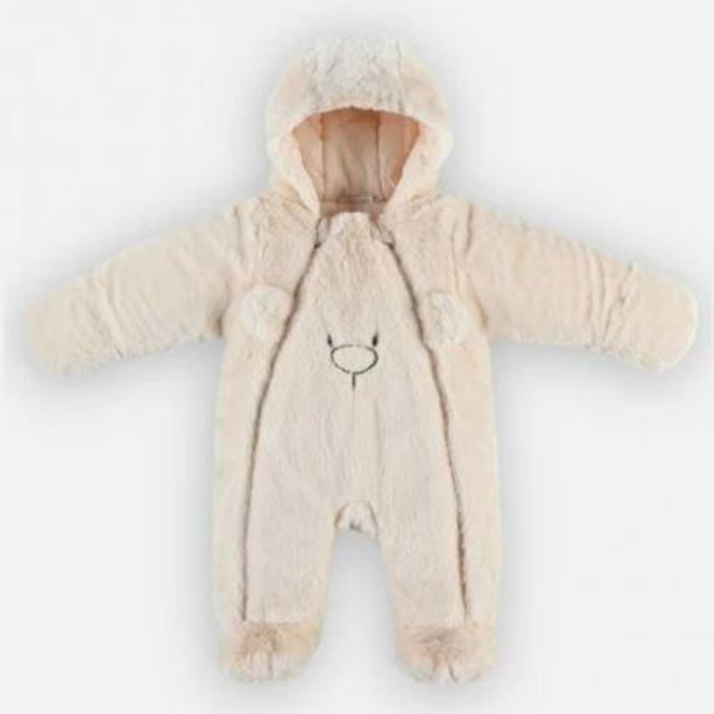 Skipak in pels beige
