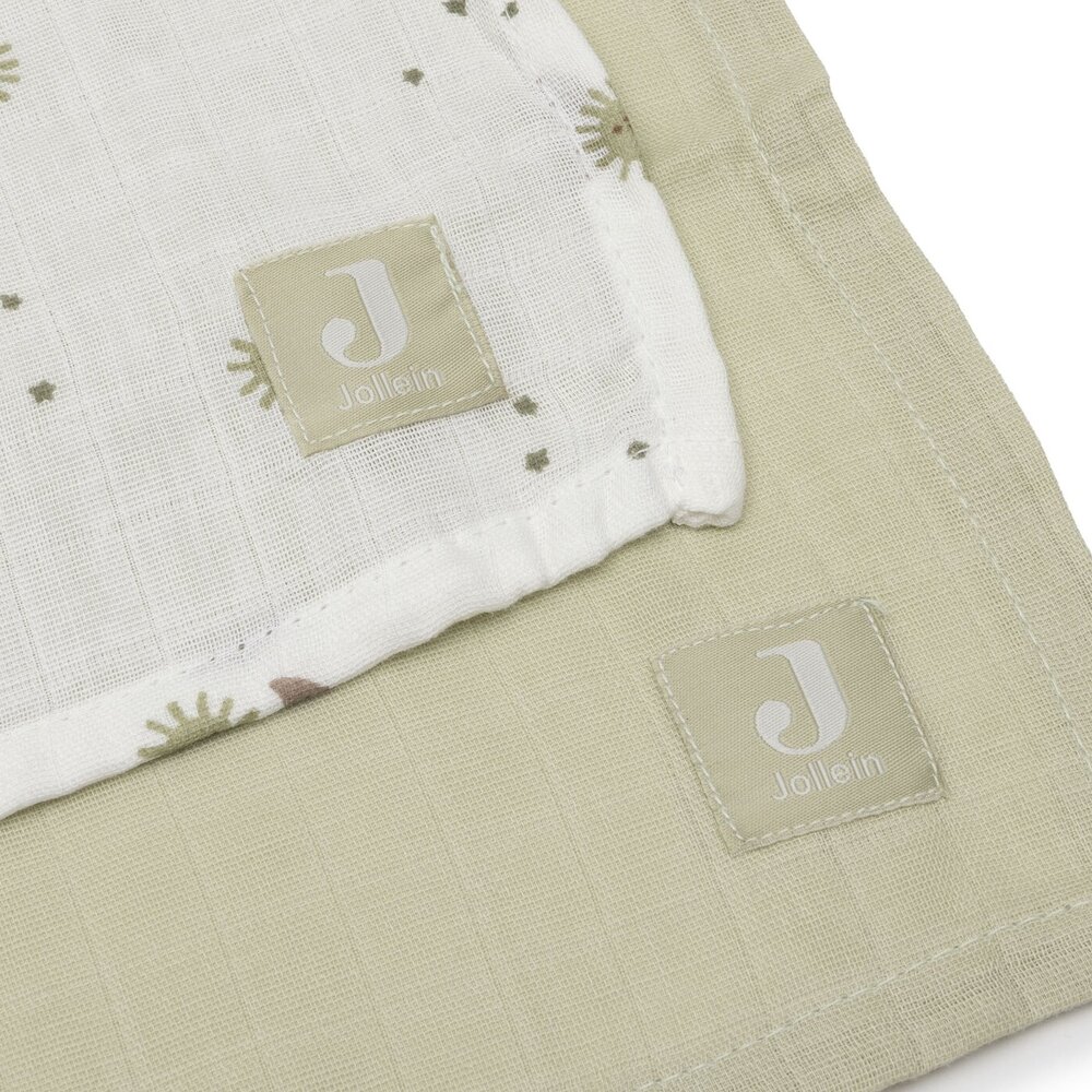 Hydrofiele Doek Large 115x115cm - 2 stuks Over the Moon Hydrofiele Doek Large 115x115cm - 2 stuks Over the Moon
