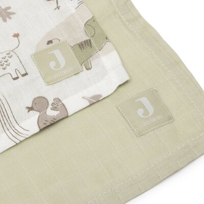 Hydrofiele Doek Large 115x115cm - 2 stuks Barn Buddies Hydrofiele Doek Large 115x115cm - 2 stuks Barn Buddies