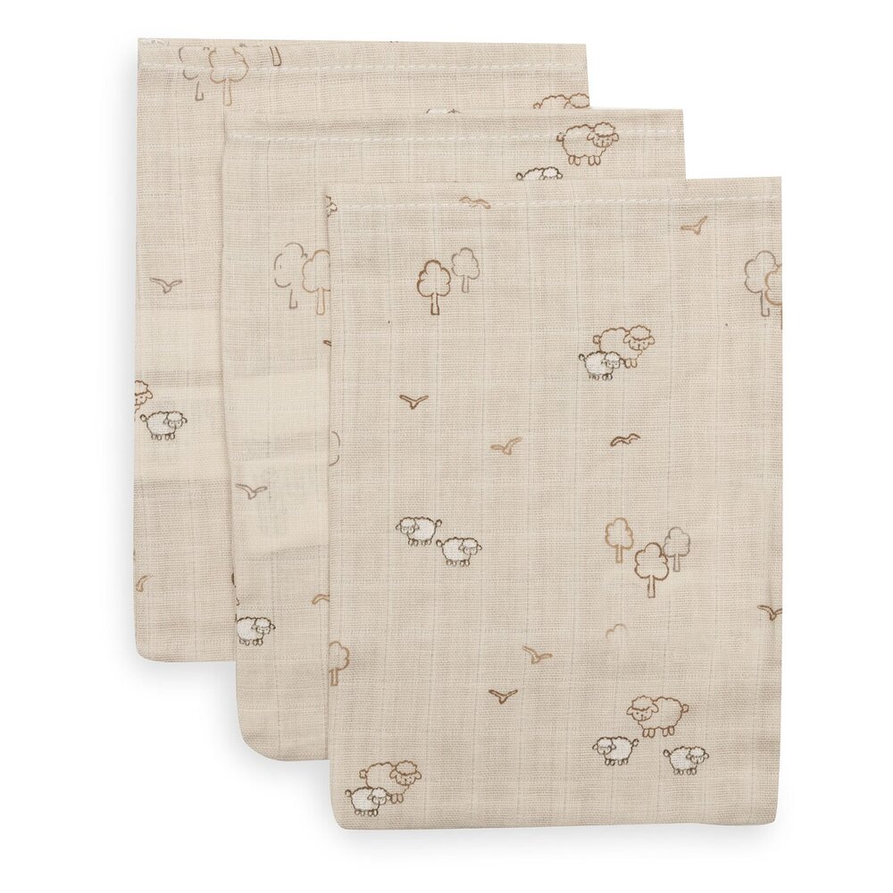 Hydrofiel Washandje 15x20cm - 3 Stuks Woolly