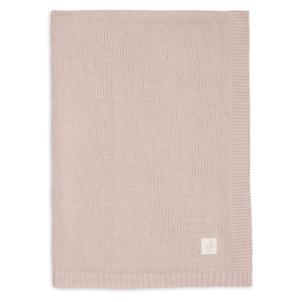 Deken Ledikant 100x150cm Sprinkle Knit Silk Rose