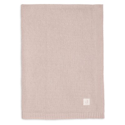 Deken Ledikant 100x150cm Sprinkle Knit Silk Rose
