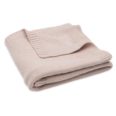 Deken Wieg 75x100cm Sprinkle Knit Silk Rose Deken Wieg 75x100cm Sprinkle Knit Silk Rose