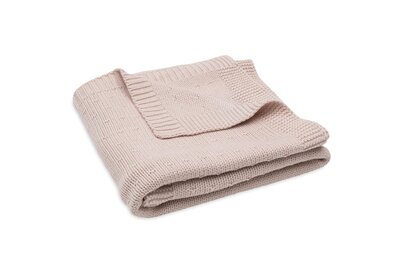 Deken Wieg 75x100cm Sprinkle Knit Silk Rose