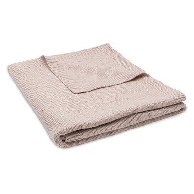 Deken Ledikant 100x150cm Sprinkle Knit Silk Rose