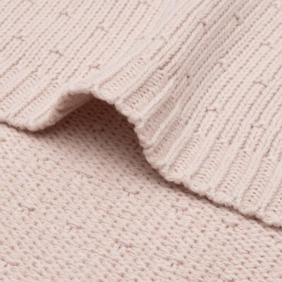 Deken Wieg 75x100cm Sprinkle Knit Silk Rose Deken Wieg 75x100cm Sprinkle Knit Silk Rose