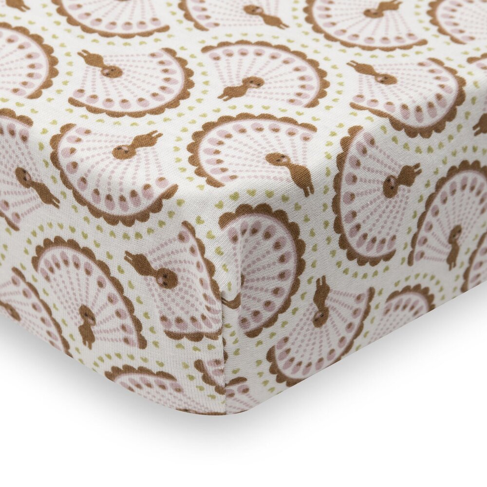 Hoeslaken Jersey 70/75x140/150cm Soft Plumes Hoeslaken Jersey 70/75x140/150cm Soft Plumes