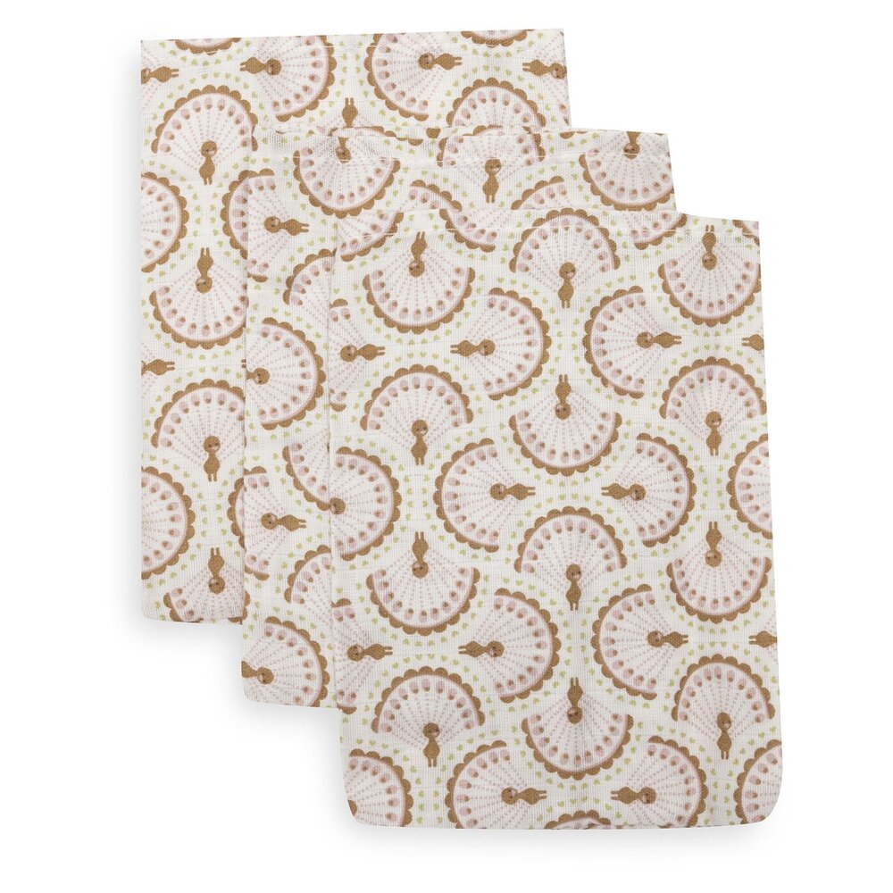 Hydrofiel Washandje 15x20cm - 3 Stuks Soft Plumes